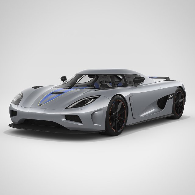 koenigsegg agera - hd interior Modelo 3D .c4d .max .obj .3ds .fbx .stl .blend 