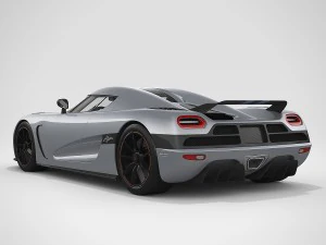 koenigsegg agera - hd interior 3D Model