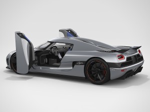 koenigsegg agera - hd interior Modelo 3D