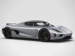 koenigsegg agera - hd interior 3D Model