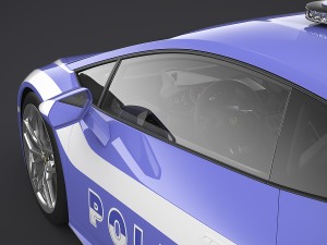 lamborghini huracan italian police 3D 模型