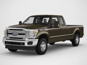 Super Duty 2015 F250 XLT Modelo 3D