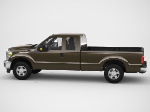 Super Duty 2015 F250 XLT 3D 模型