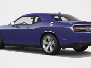 dodge challenger sxt 2015 Modello 3D