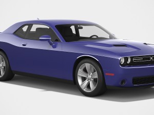 dodge challenger sxt 2015 Modello 3D