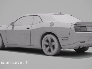 dodge challenger sxt 2015 3D Model
