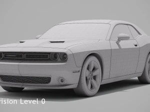 dodge challenger sxt 2015 3D Model