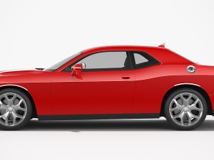 dodge challenger sxt plus 2015 Model 3D