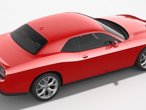 dodge challenger sxt plus 2015 Model 3D