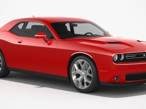 dodge challenger sxt plus 2015 Model 3D