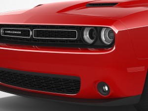 dodge challenger sxt plus 2015 Model 3D
