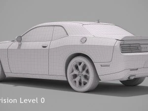 dodge challenger sxt plus 2015 3D Model