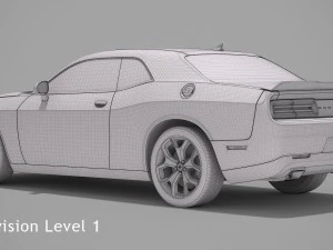 dodge challenger sxt plus 2015 3D Model