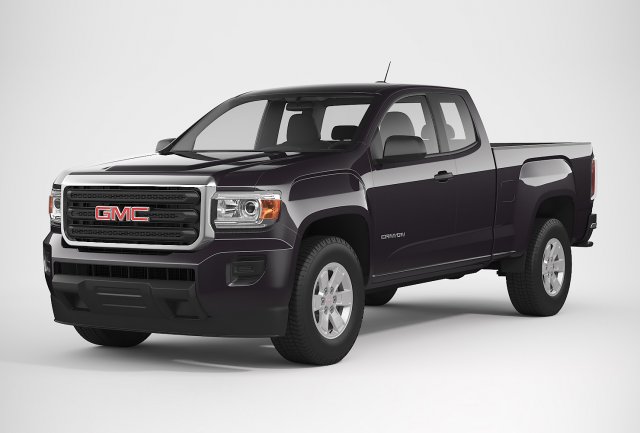 gmc canyon 2016 extended cab Model 3D .c4d .max .obj .3ds .fbx .stl .blend 