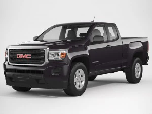 cabine estendida gmc canyon 2016 Modelo 3D