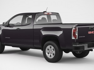 gmc canyon 2016 extended cab Model 3D