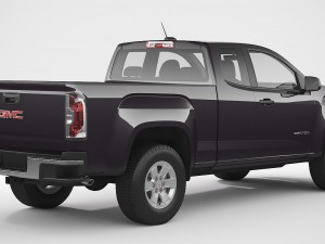 gmc canyon 2016 extended cab Model 3D