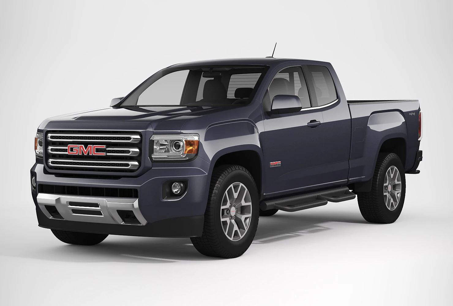 gmc canyon 2016 all-terrain extended cab 3D Model .c4d .max .obj .3ds .fbx .stl .blend 