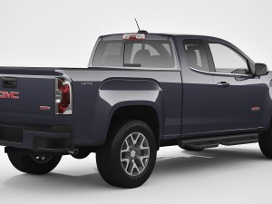 gmc canyon 2016 all-terrain extended cab 3D 모델