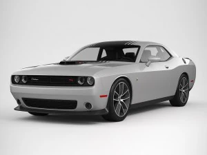 Dodge Challenger 392 Hemi Scat Pack Shaker 2016 Modelo 3D