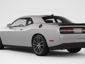 dodge challenger 392 hemi scat pack shaker 2016 Modelo 3D