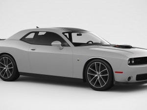 dodge challenger 392 hemi scat pack shaker 2016 Modelo 3D
