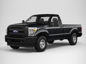 Super Duty 2016 F250 XL Regular Cab 3D 모델