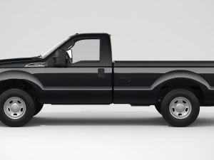 Super Duty 2016 F250 XL Regular Cab 3D Model