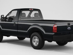 Super Duty 2016 F250 XL Regular Cab 3D Model