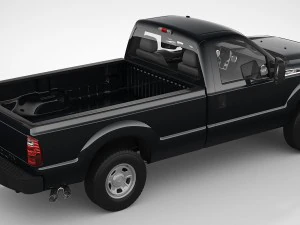 Super Duty 2016 F250 XL Regular Cab 3D Model