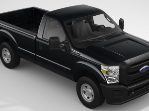 Super Duty 2016 F250 XL Regular Cab Model 3D