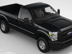 Super Duty 2016 F250 XL Regular Cab 3D Model