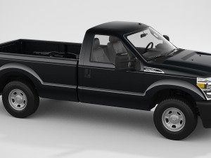 Super Duty 2016 F250 XL Regular Cab Model 3D