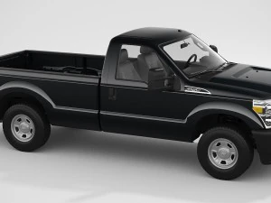 Super Duty 2016 F250 XL Regular Cab 3D Model