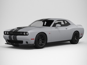 dodge challenger srt 392 2016 3D मॉडल