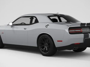 dodge challenger srt 392 2016 3D Model