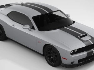 dodge challenger srt 392 2016 3D Model