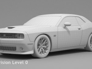 dodge challenger srt 392 2016 Modelo 3D
