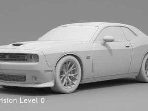 dodge challenger srt 392 2016 3D Model