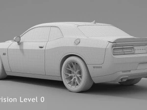 dodge challenger srt 392 2016 3D Model