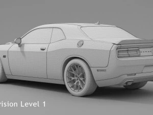 dodge challenger srt 392 2016 3D Model