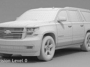 chevrolet suburban 2016 3D Model