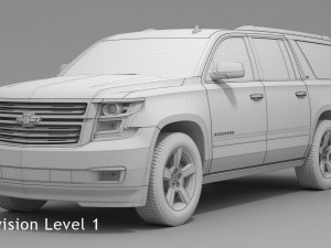 chevrolet suburban 2016 3D Model