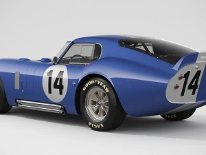 shelby daytona cobra 1964 3D Model