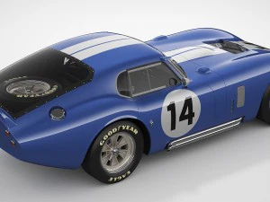 shelby daytona cobra 1964 3D Model