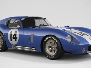 shelby daytona cobra 1964 3D Model