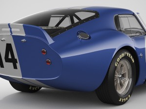 shelby daytona cobra 1964 3D Модель