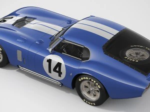 shelby daytona cobra 1964 3D Model