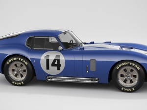 shelby daytona cobra 1964 3D Модель
