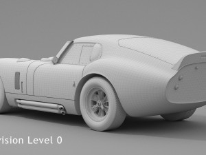 shelby daytona cobra 1964 3D Модель